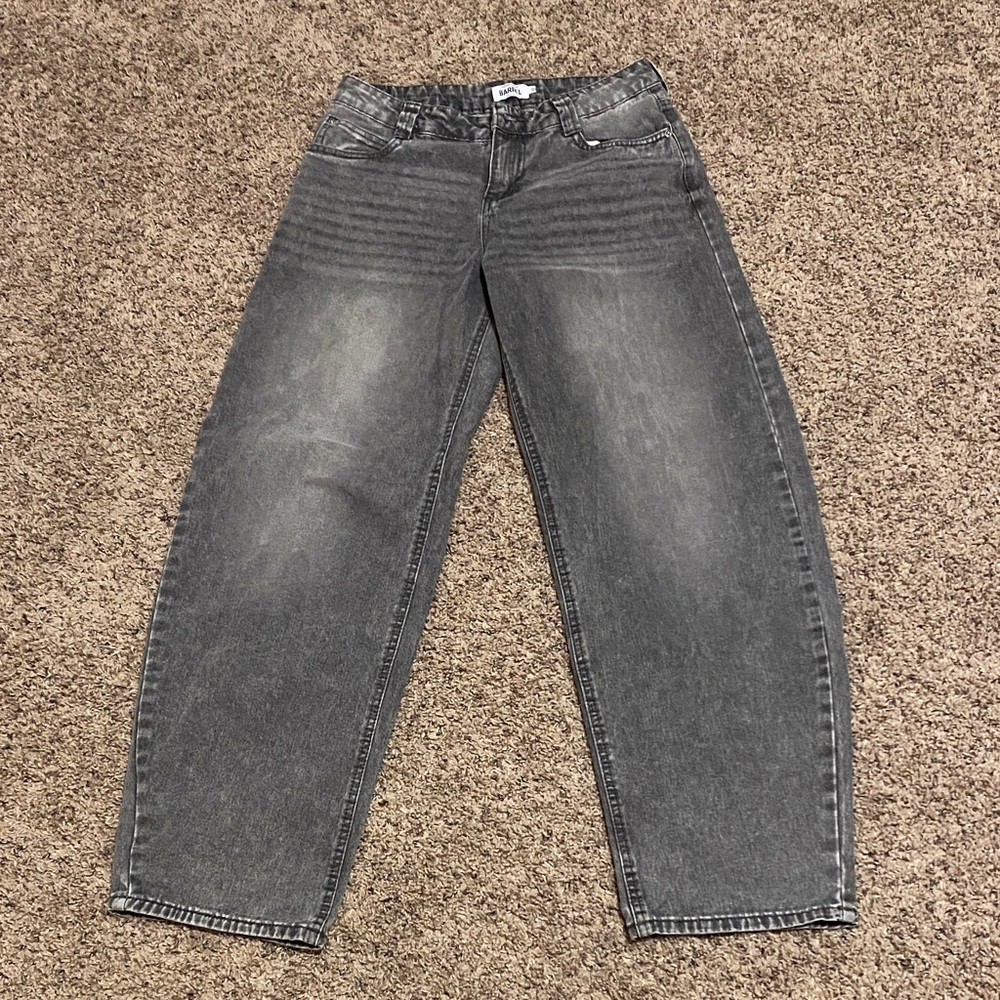 Refuge Gray Barrel Denim